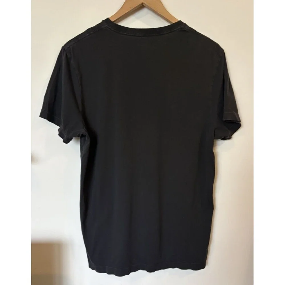 J Crew Men’s Dark Gray V Neck Broken In T Shirt Size Med